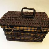 Vintage picnic basket