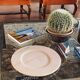 Pink marble centerpiece / tray, up&up italy, 1970s