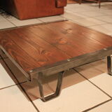 Industrial coffee table, SNCF palette