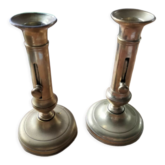 Brass candlesticks