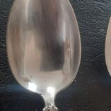 12 small spoons solid silver late nineteenth edmond bonnesoeur goldsmith