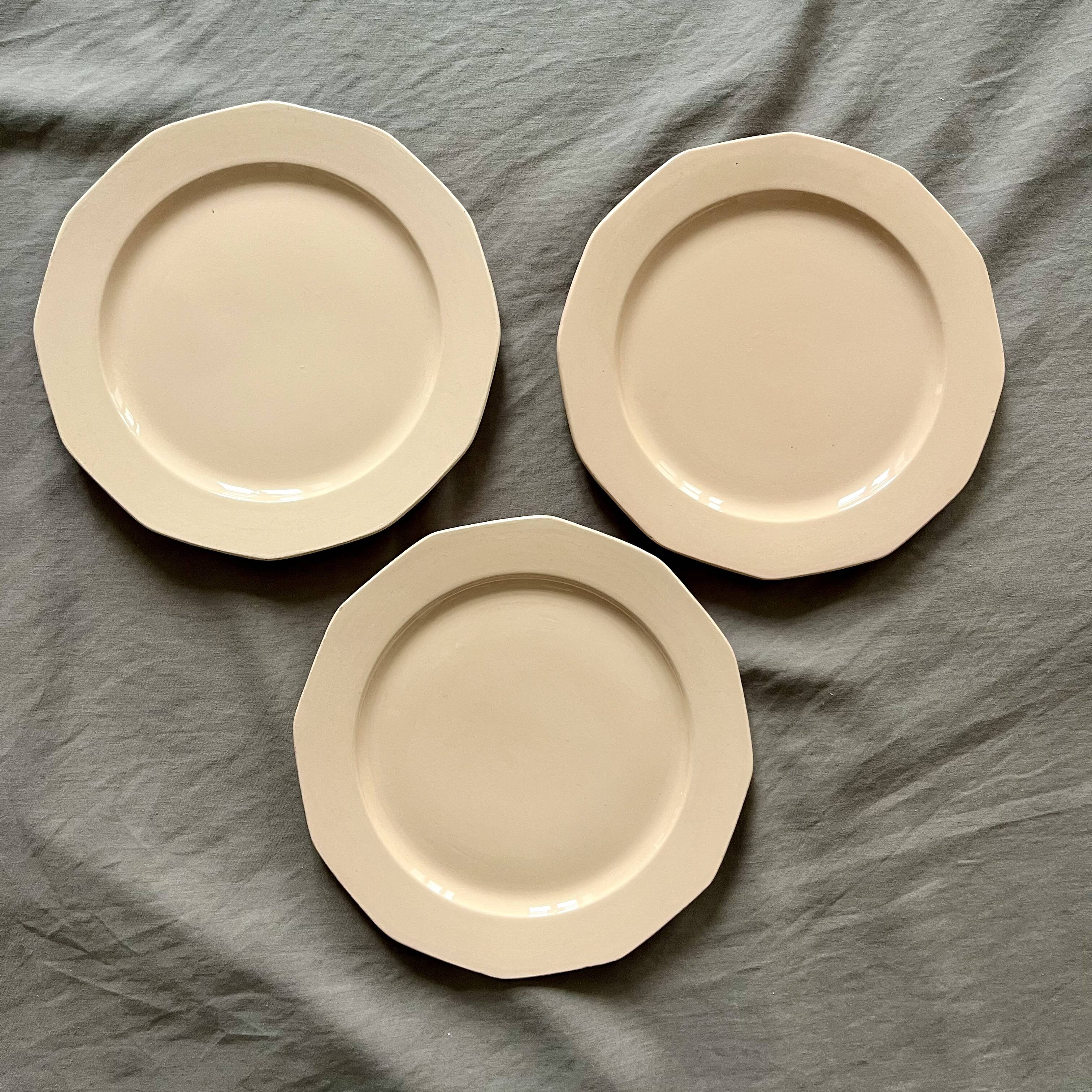 Set of 26 Longwy plates