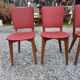 6 vintage oak chairs from the 1960s