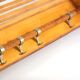 Porte-manteau en bois vintage des années 50 design Piet Zwart Bruynzeel