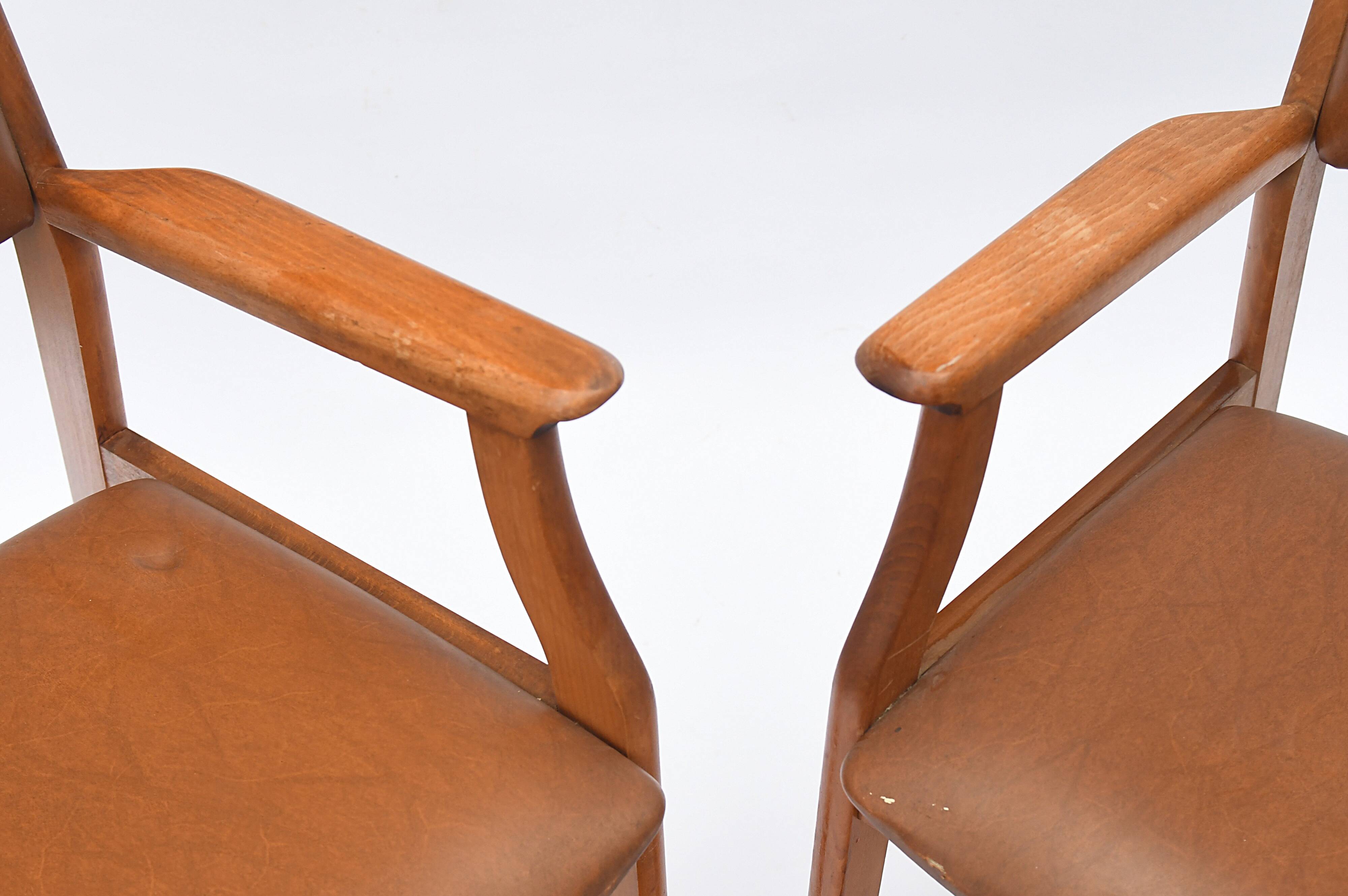 Pair of Danish-style armchairs