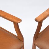 Pair of Danish-style armchairs