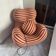 Fauteuil Icône Design "UP" & Ottoman - Motif Soara - Neuf