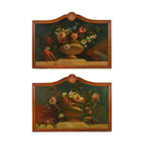 Pair of restored trumeaux