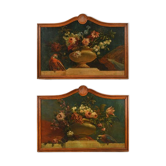 Pair of restored trumeaux