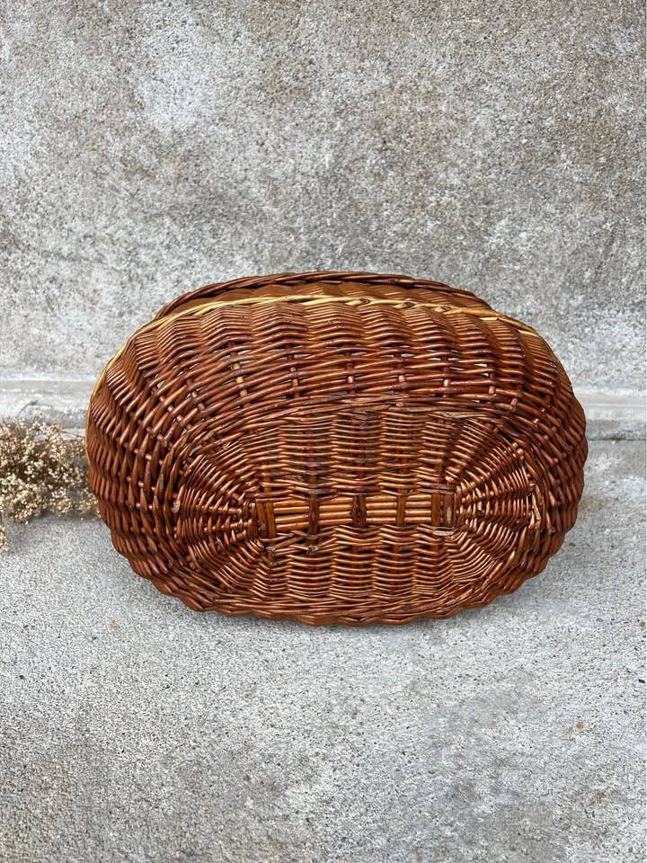 Vintage wicker basket