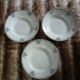 3 antique deep plates in ironstone