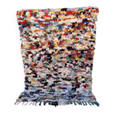 Moroccan carpet boucherouite colored - 117 x 159 cm