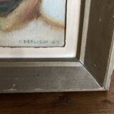 Portrait of a modernist man, oil on panel, 1947.