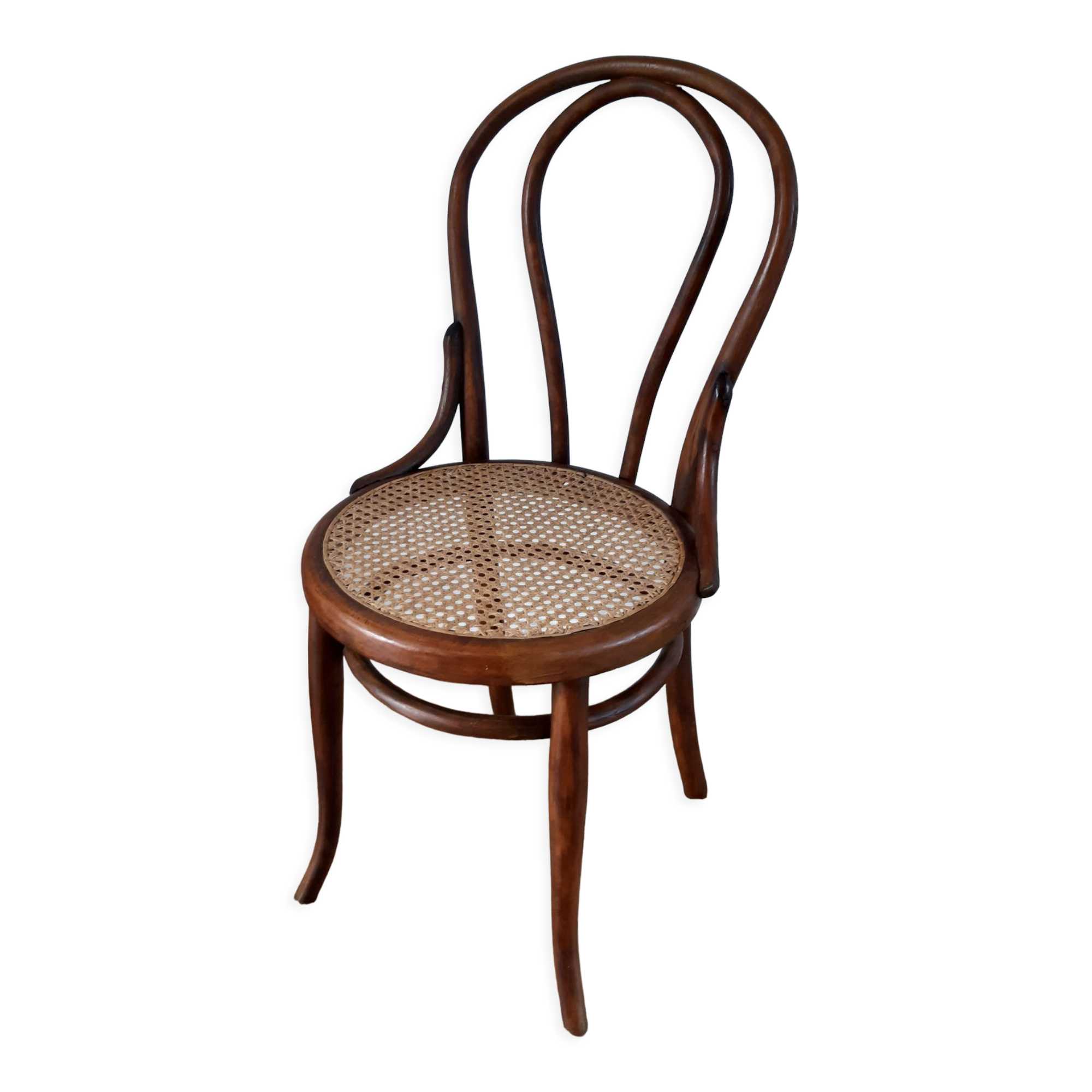 Chair in bentwood and canning XIXth