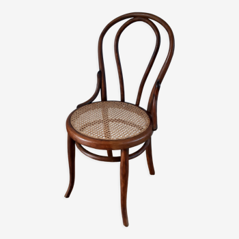Chaise en bois courbé et cannage XIXème