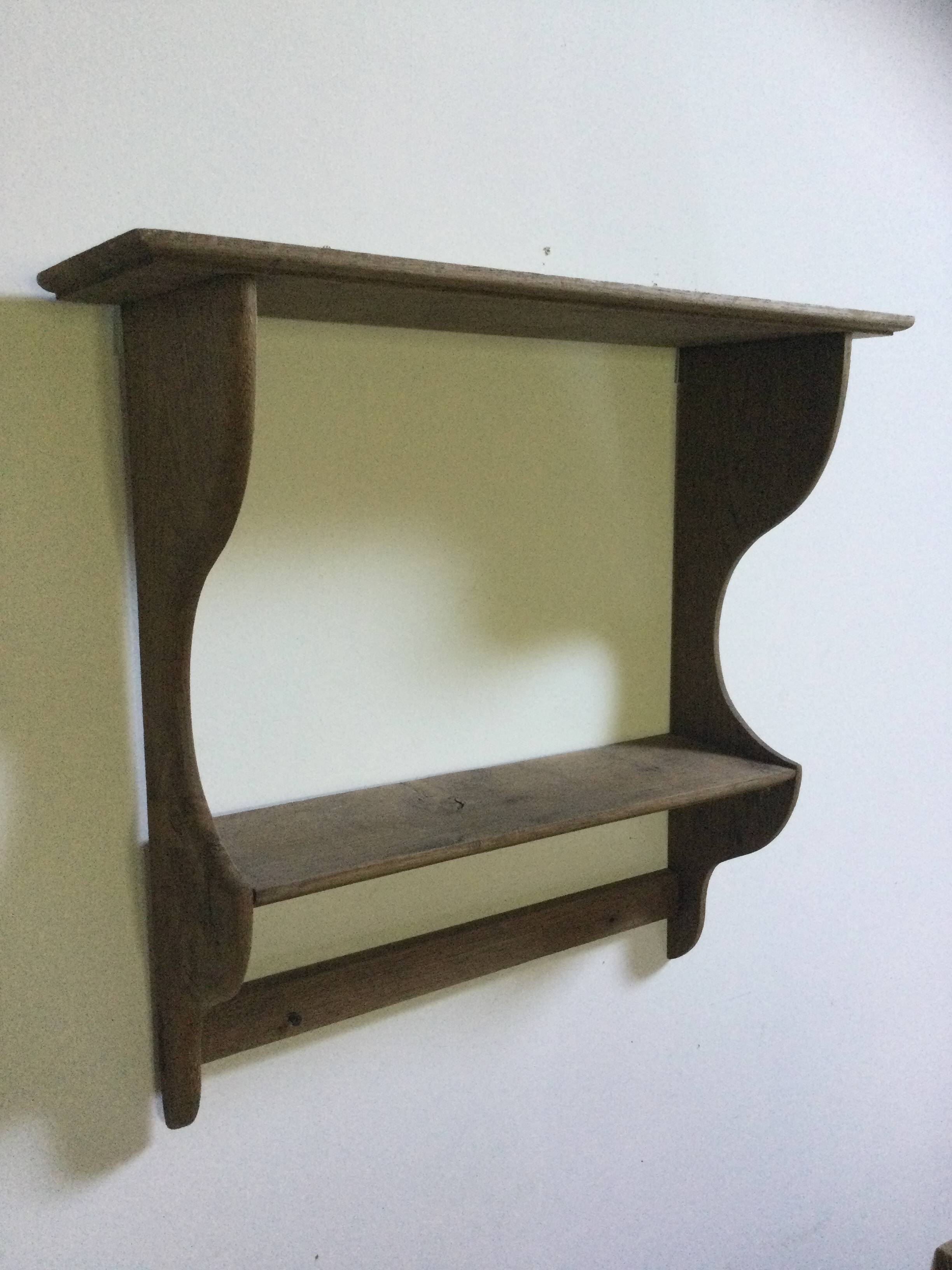Antique wall shelf