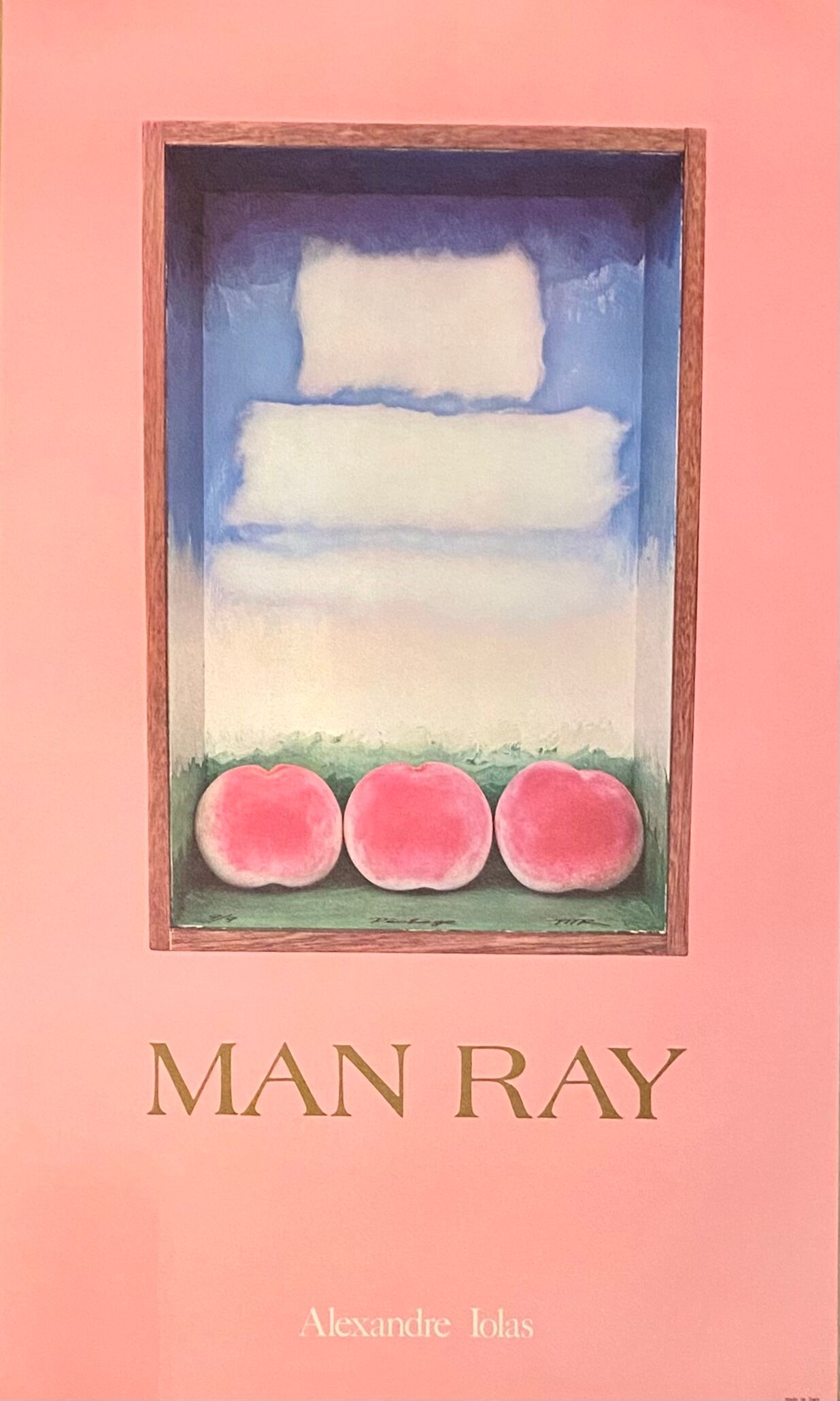 Man Ray - Original exhibition poster at the Alexandre Iolas