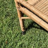 Set 2 sun loungers and table 60s