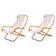 Set of Vintage Deck Chairs in Bamboo and Brass by Vivai Del Sud, 1970s