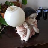 Vintage Pierrot lamp