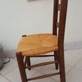 Rush chair France 1960-70s