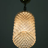 Crystal glass pendant lamp, 1960s