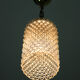 Crystal glass pendant lamp, 1960s