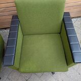 Pair vintage armchairs