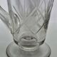 Cut crystal water jug from Fains – 21 cm – vintage