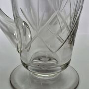 Cut crystal water jug from Fains – 21 cm – vintage