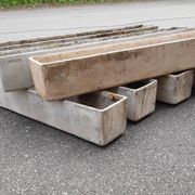 Set of 7 planters from the 1960s.