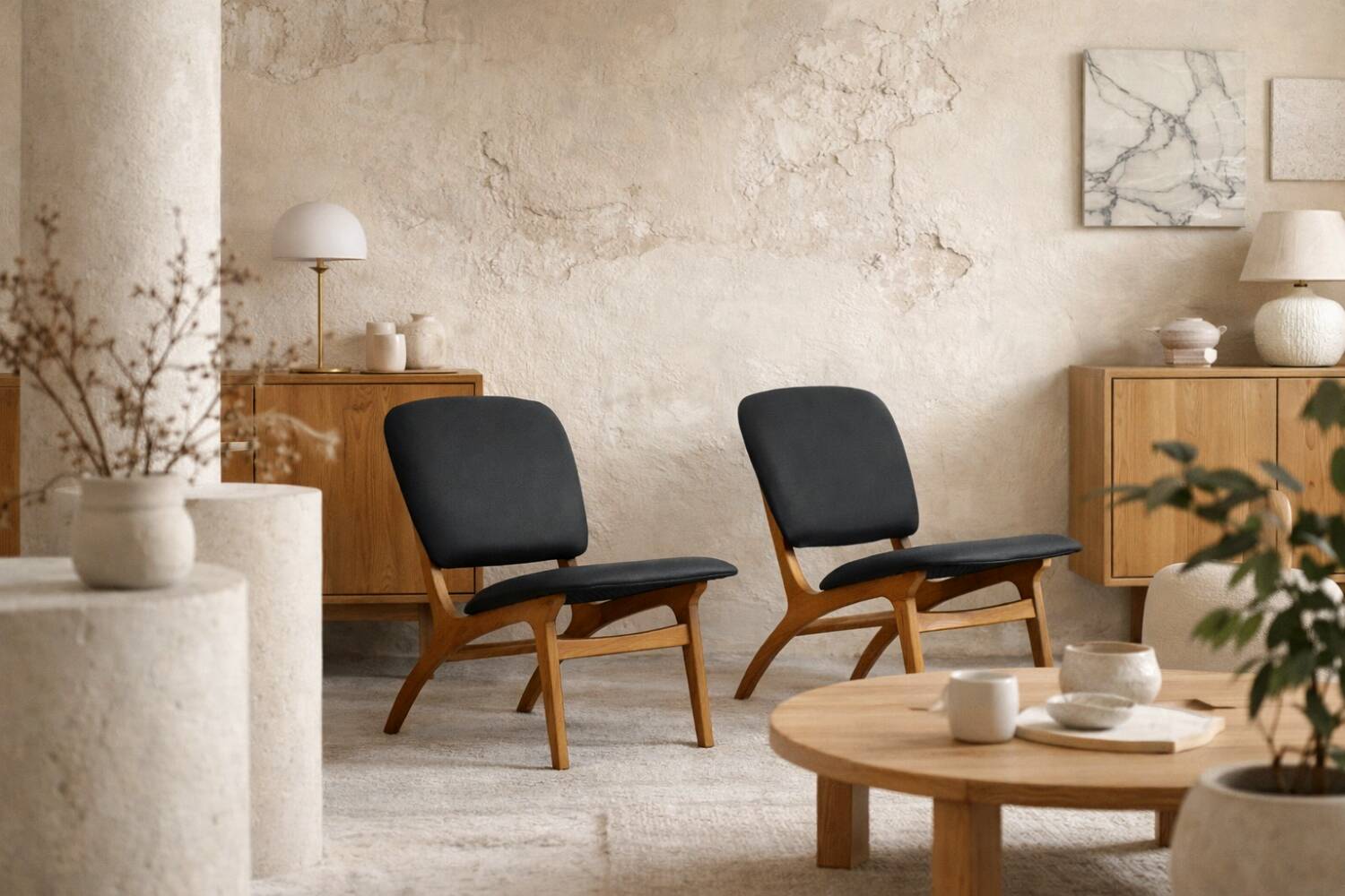 Vintage Mid-Century Swedish Modern Jylland Chairs from Jio Möbler, Set of 2