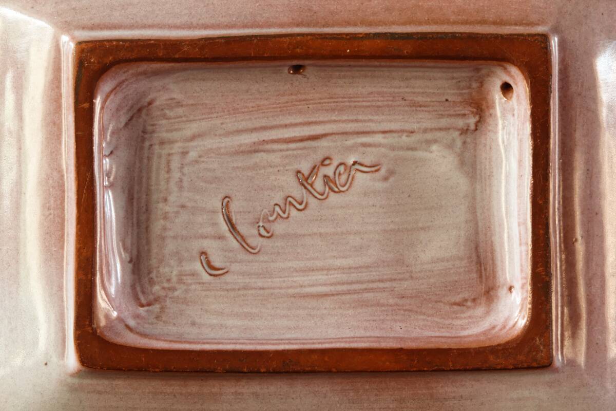 Pocket tray "apple trees", signed by the Cloutier brothers.