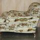 Pair of Custom Love Seat Howard Armchairs Mulberry Morning Gallop Velvet