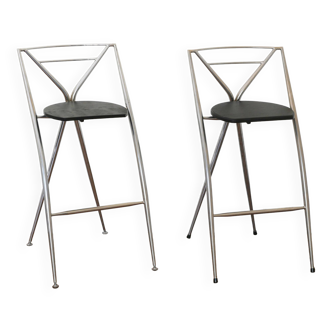 2 yamakado high stools
