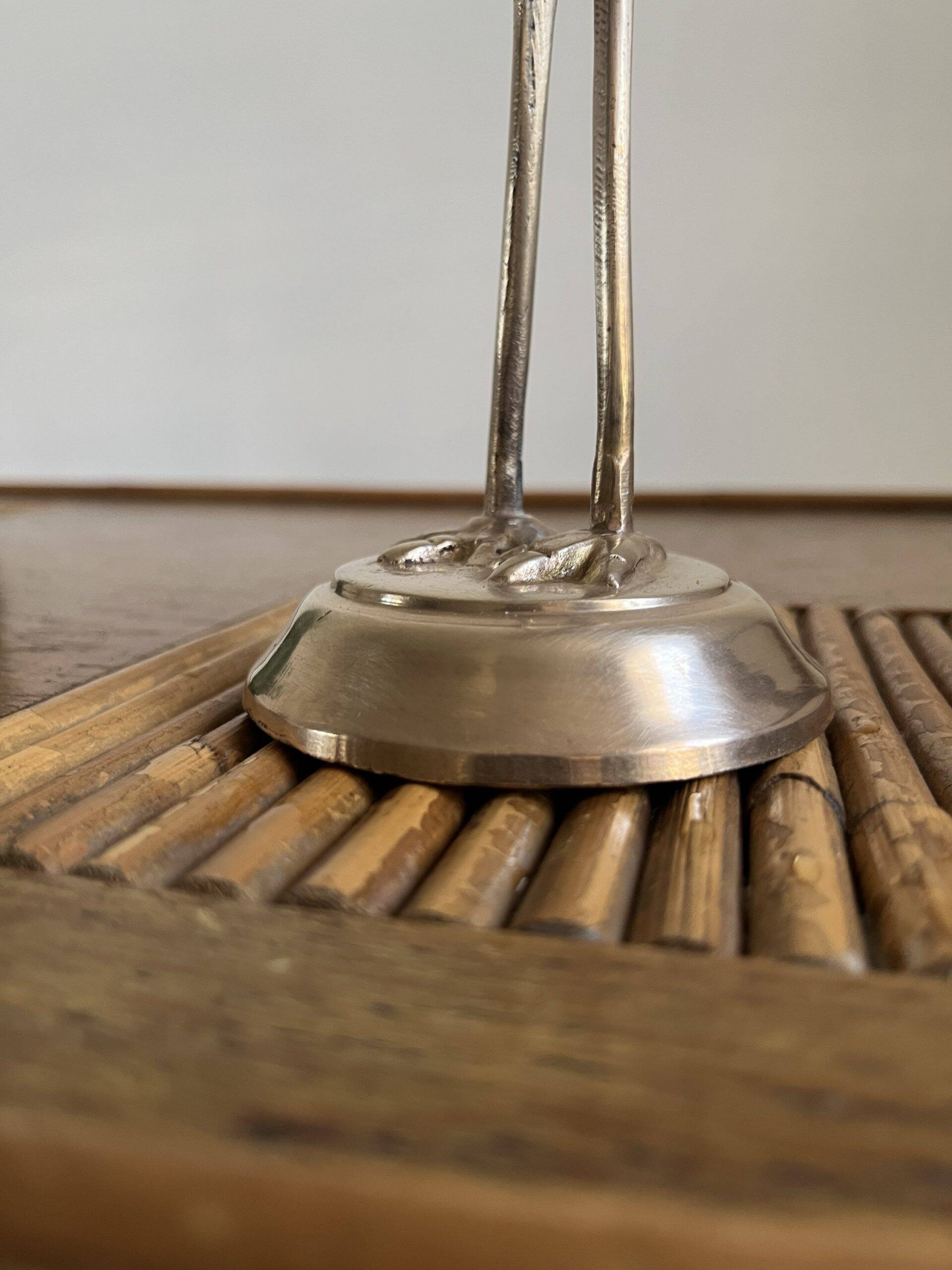 Vintage solid brass ibis