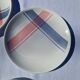 Lot De 5 Assiettes À Dessert Motif Nappe