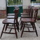 Series of 6 western chairs