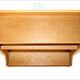 Oak wall console, Sweden, 1960