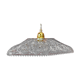 Vintage molded glass lampshade pendant lamp