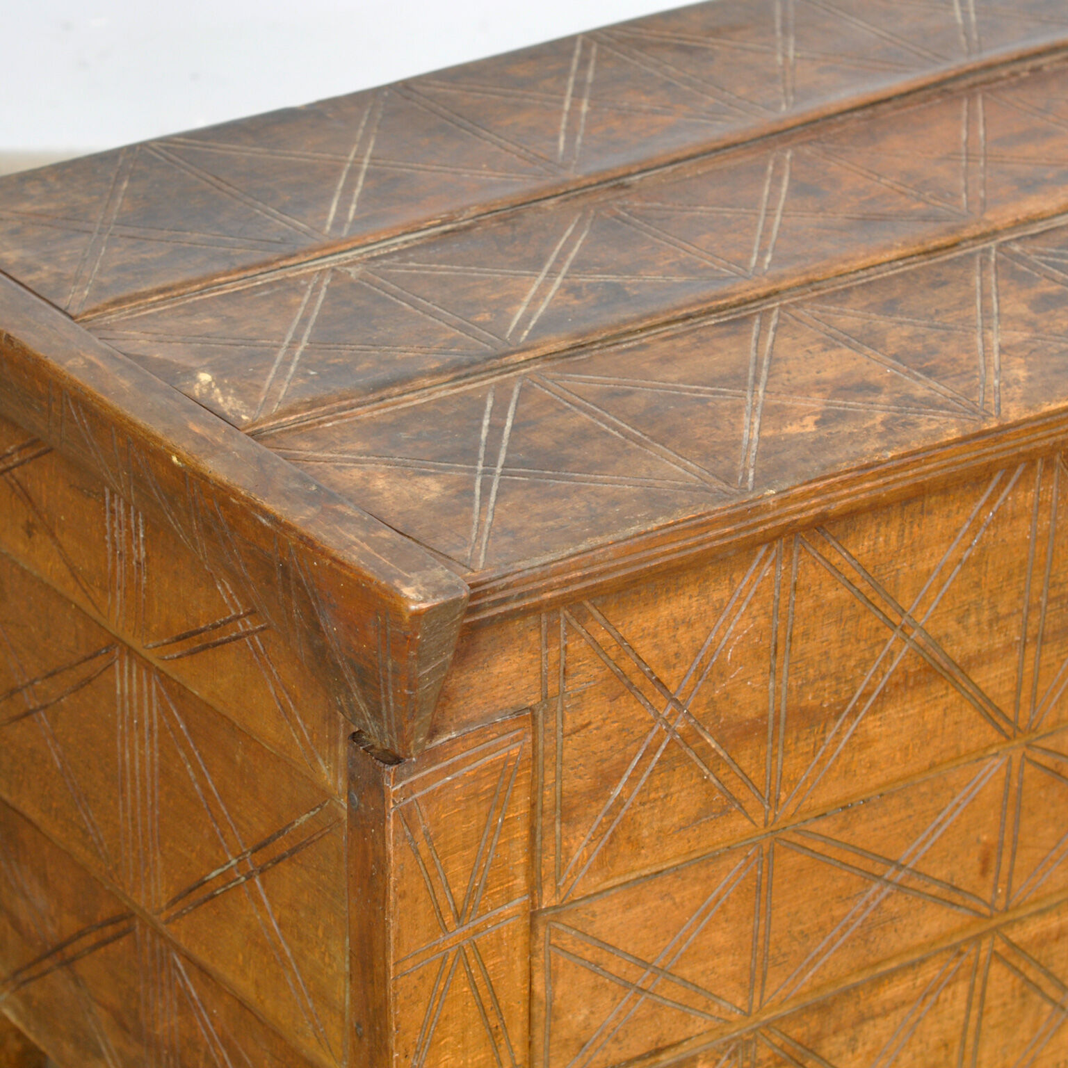 Antique shepherd’s chest, 1850s