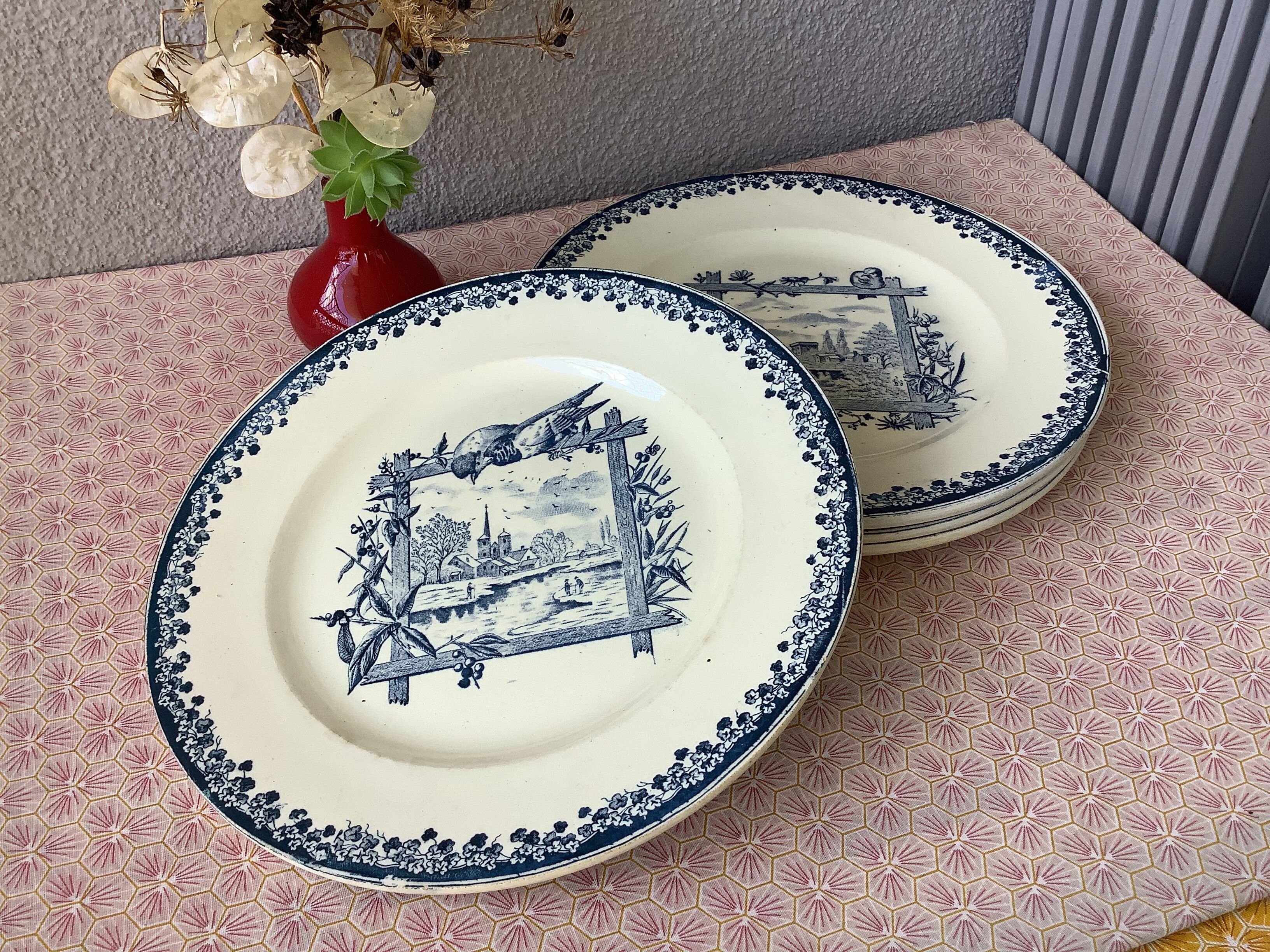 Plates Salins Landscapes iron earth XIXth