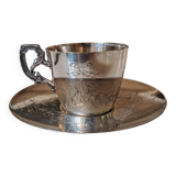 Art Nouveau cup and sub-cup