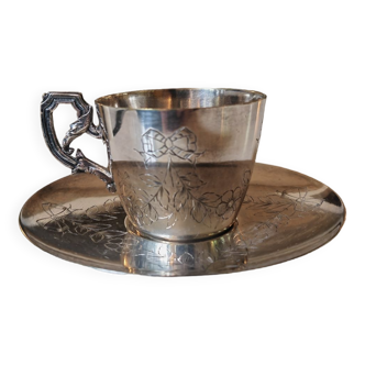 Art Nouveau cup and sub-cup