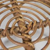 Bamboo chair, dining table chair, 1950s