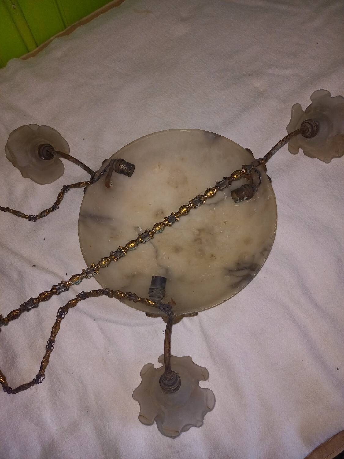 Lustre suspension art deco