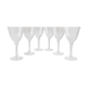 Crystal water glasses in their cabinets - JG Durand, collection florence « satine » 24,5 cl