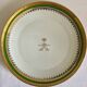 Assiette Tharaud Limoges “Monaco” — Service diplomatique, armoiries Ar
