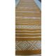 Hand-woven kilim hallway rug in natural wool
