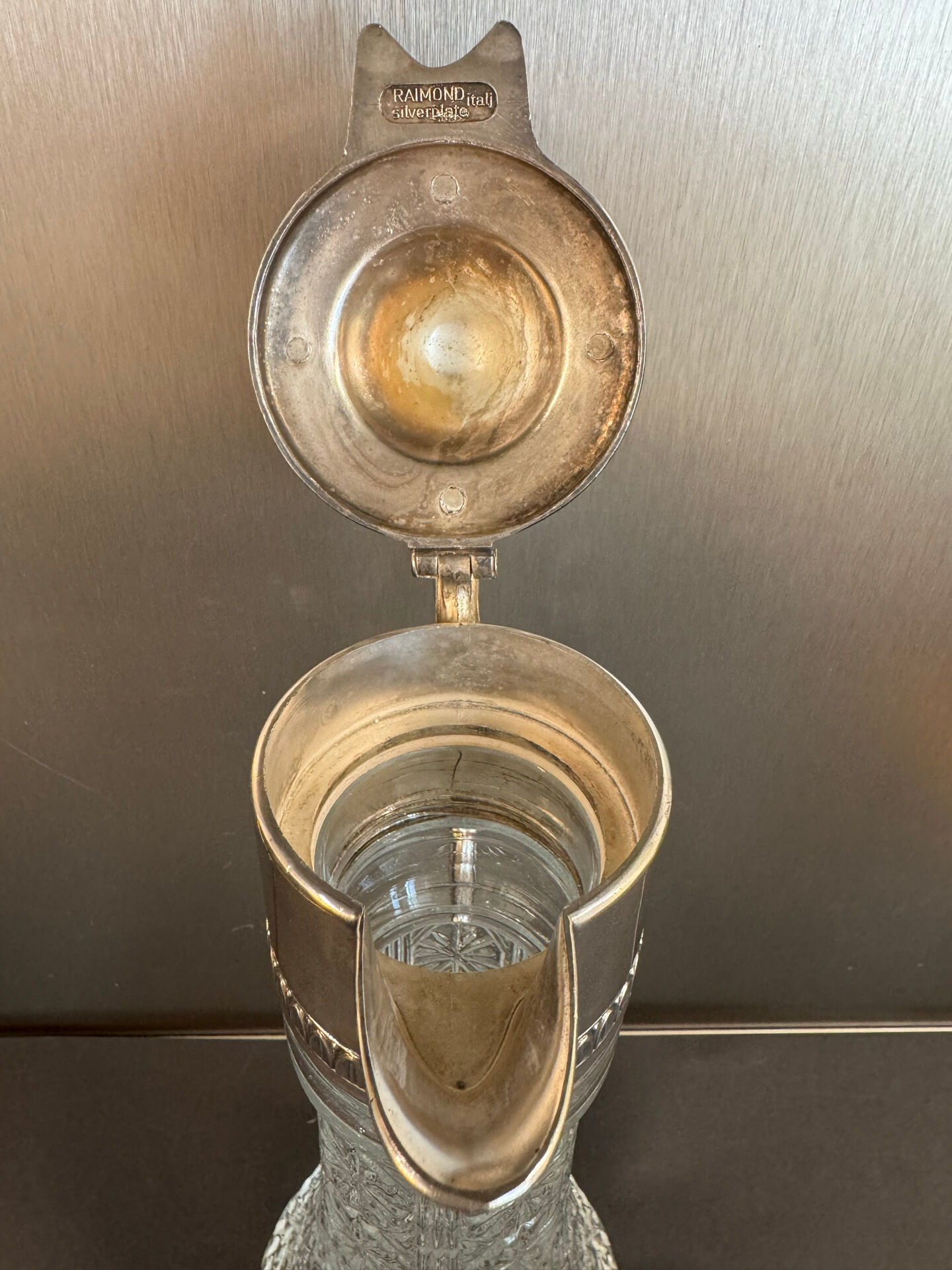 Vintage Raimond Italy Silverplate Carafe